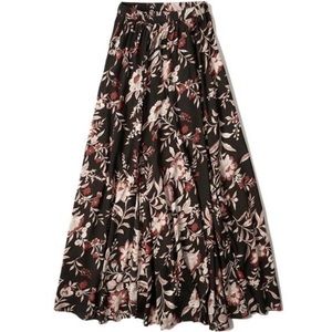 ABERCROMBIE & FITCH | floral maxi skirt